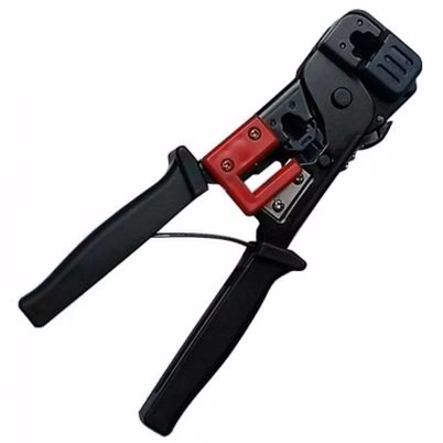 Brobotix Pinza Para Crimpear Rj-11/Rj-12/Rj-45, Negro/Rojo 000376