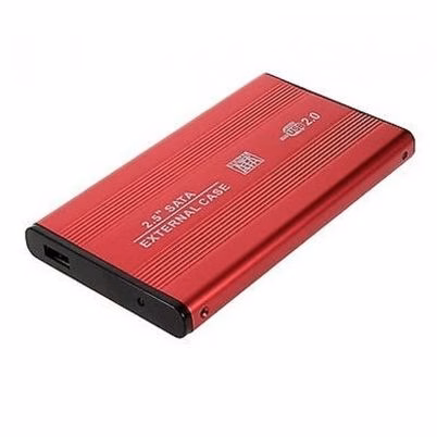 Brobotix Gabinete De Disco Duro Para 2.5", Sata, Usb, Rojo 001658