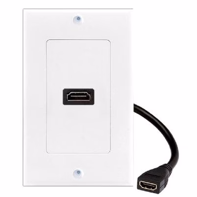 Tapa Para Toma Corriente Brobotix 073307 Genero Hembra Tipo De Conector Hdmi 2 Puertos Material De La Cubierta Cloruro De Polivinilo Color Del Producto Blanco