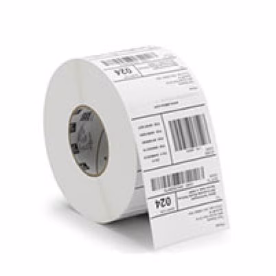 Etiqueta Zebra 10018340 de Transferencia Térmica - 1000 Etiquetas Blancas 10.2x15.2cm