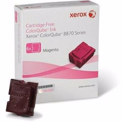 Tinta Sólida Xerox ColorQube Magenta - Pack 6 Piezas para ColorQube 8870/8880