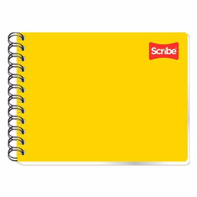 Cuaderno Scribe Clásico 1500 con Doble Espiral - 100 Hojas Raya Pasta Semirrígida