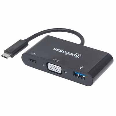 Manhattan Docking Station Usb Tipo-C Y Vga