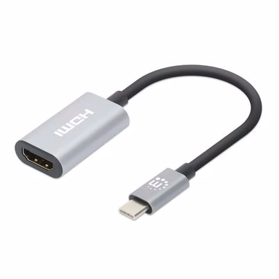 Adaptador de Cable USB-C a HDMI Manhattan 153973 - Conexión 4K Ultra Compacta