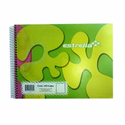 Cuaderno Estrella 160 Encuadernado Espiral Papel Cuadriculado 100 Hoja(S) Verde