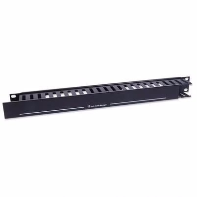 Organizador Horizontal de Cables Metálico para Rack 19" 1U - Intellinet 169950