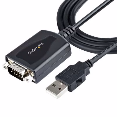 Cable Usb Serial Startech.Com 1p3fpc-Usb-Serial Genero Macho / Macho Conectores Db-9 / Usb-A Longitud De Cable 90 Cm Color Negro