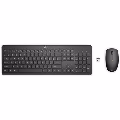 Teclado HP 1Y4D0UT Inalámbrico Bluetooth 5.1 en Color Negro con Mouse Óptico de 1600DPI Incluido