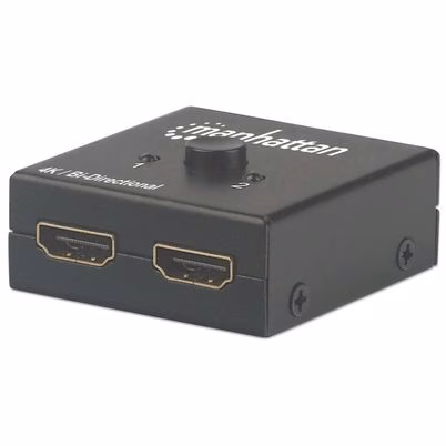 Interruptor de Video HDMI Manhattan 207850 - Distribución 4K Ultra HD de Alta Resolución