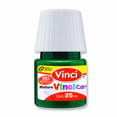 Pintura Vinci Cartel #63 2320 Contenido Neto 25ml Secado Rápido, No Toxica Ideal Para Usar En Superficies Como Papel, Madera 10 Piezas Color Del La Pintura Verde Esmeralda