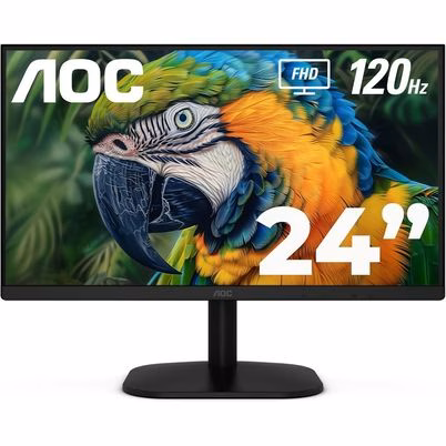 Monitor Aoc 24b35h3 (23.8") Panel Ips Resolución Maxima (1920x1080) Pixeles Tiempo De Respuesta 1 Ms Interfaz Hdmi, Vga Full Hd Color Negro