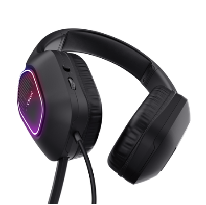 Trust Audifonos Gamer Gxt 416 Zirox, Alámbrico, Negro
