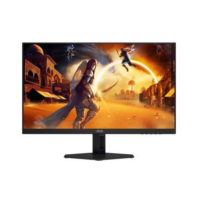 Monitor Aoc 27g4e (27") Panel Ips Resolución De La Pantalla (1920x1080) Pixeles Tiempo De Respuesta 1 Ms Interfaz Hdmi, Displayport Full Hd Color Negro, Rojo