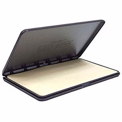 Cojín Para Sellos Azor 2STP: Base Plástica Gris de 89x57mm sin Tinta