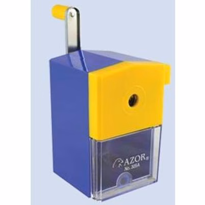 Sacapuntas Azor 305-A Manual Azul, Amarillo