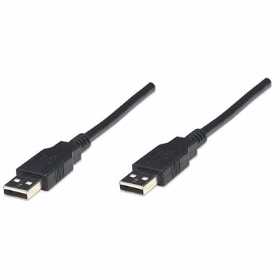 Cable USB-A Macho a Macho Manhattan de 1.8 Metros para Alta Velocidad