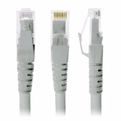 Cable De Red Brobotix 308217 Macho/Macho Rj-45/Rj-45 Cat6 U/Utp (Utp) Pvc 3 M Gris