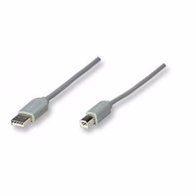 Cable USB 1.1 Manhattan 341028: Conexión Confiable USB-A a USB-B de 4.5 Metros
