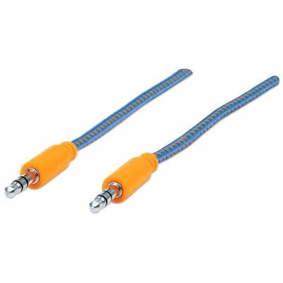 Manhattan Cable De Audio Con Recubrimiento Textil