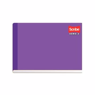 Cuaderno Profesional Serie Iii Scribe 3903 Clásico Tamaño Italiano Tipo Raya Cosido Contiene 100 Hojas Color De La Pasta Morado