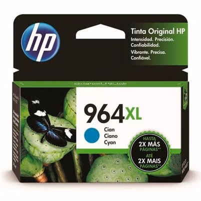 Cartucho de Tinta HP 3JA54AL Cian XL a Base de Pigmentos para OfficeJet Pro 9010 y 9020