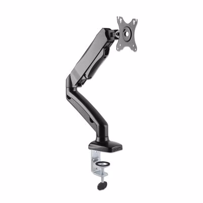 Soporte Para Monitor Manhattan 462495 (32") Capacidad De Carga Maxima 9 Kg Ángulo De Inclinación -45 - 90° Giratorio Material Aluminio Color Del Producto Negro Gris