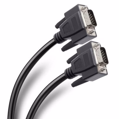 Cable Vga Steren 506-070 Genero Del Cable Macho / Macho Tipo De Conectores Vga / Vga Longitud De Cable 1.8 M Material Pvc Color Negro, Gris