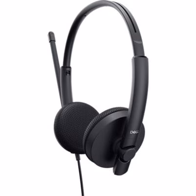 Audífonos Dell Wh1022 520-Bbll Estilo De Uso Diadema Biauricular Supraaural Conectividad Alámbrico Interfaz Usb-A Longitud Del Cable De 1.5 M Color Negro