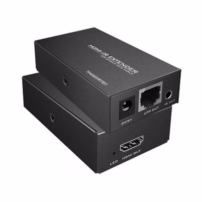 Extensor Hdmi Brobotix 651831 Resolución (1920x1080) Alámbrico Cat5e, Hdmi Negro