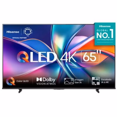 Pantalla Hisense 65QD6QV de 65 Pulgadas 4K Ultra HD QLED con Smart TV VIDAA U9