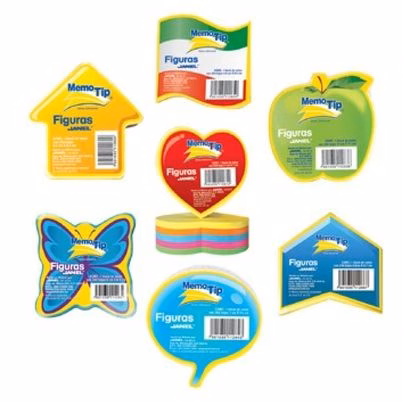 Notas Adhesivas Janel 6600303corazon Multicolor Corazon 250 Hoja(S) 24 Bloque(S)