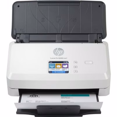 Hp Scanjet Pro N4000 Snw1 Escáner Alimentado Con Hojas 600 X 600 Dpi A4 Negro, Blanco