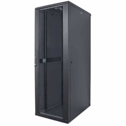 Gabinete para Servidor Intellinet 713085 de 22U en Color Negro con Capacidad de 1500 kg y Puerta de Vidrio