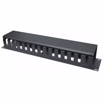 Panel de Gestión de Cables Intellinet 716062 2U - Organizador de Acero para Racks 19"