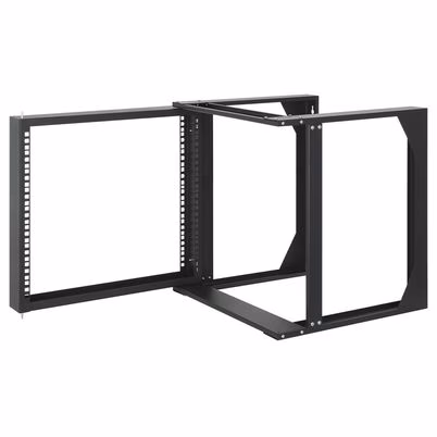 Estructura de Rack Intellinet 716185 en Color Negro con Capacidad de 9U y Montaje en Pared
