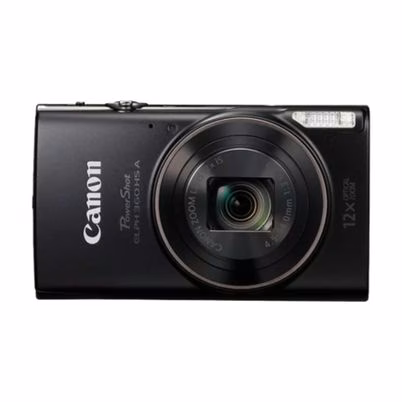 Cámara Compacta Canon Powershot Elph 360HS en Color Negro con 20MP, Zoom Óptico 12x y Video Full HD 1080p