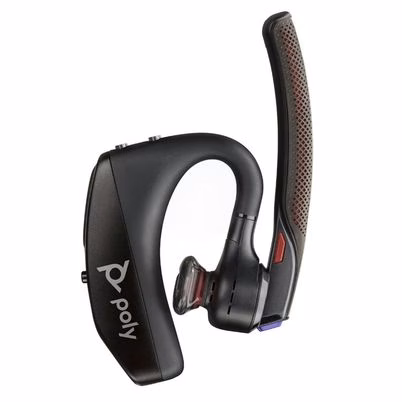 Audífono Poly Voyager 5200 7s431aa Estilo De Uso Gancho De Oreja Monoaural Acoplamiento Intraaural Conectividad Inalámbrico-Bluetooth 5.0 Micrófono Integrado Color Del Producto Negro