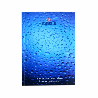 Cuaderno Estrella 84 en Color Azul con 96 Hojas de Papel Cuadriculado Profesional