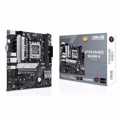 Tarjeta Madre ASUS Prime B650M-K: Rendimiento AM5 DDR5 para Ryzen 7000