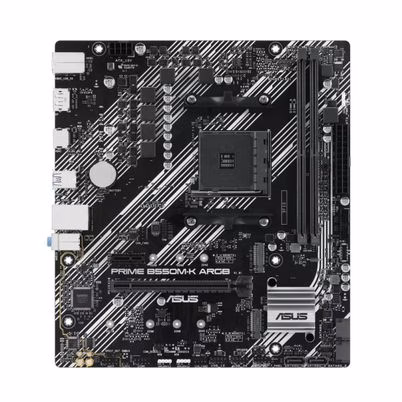 Tarjeta Madre Asus Prime B550m-K Argb 90mb1gc0-M0eay0 Compatibilidad Con Procesadores Amd Ryzen-Enchufe Am4 Memoria Maxima 64gb Ddr4-Sdram (Maxima) Interfaz Gigabit Ethernet Pci Express X16 Color Del Producto Negro