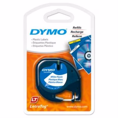 Cinta Para Etiquetadora Dymo 91331 Negro Sobre Blanco