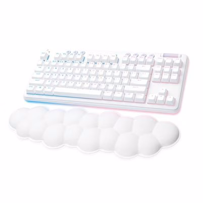 Teclado Logitech G G715 Inalámbrico Wireless Rf + Bluetooth Logitech Gx Brown Retroiluminación Blanco