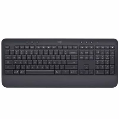 Teclado Inalámbrico Logitech 920-010910 Bluetooth 5.1 con Teclas Multimedia y Descanso para Muñecas