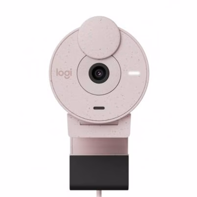 Camara Web Brio 300 Logitech 1080p 30fps Fhd Usb C Rosa