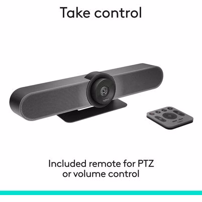 Cámara de Videoconferencia Logitech MeetUp 2 4K UHD con IA para Salas Pequeñas - imagen 2