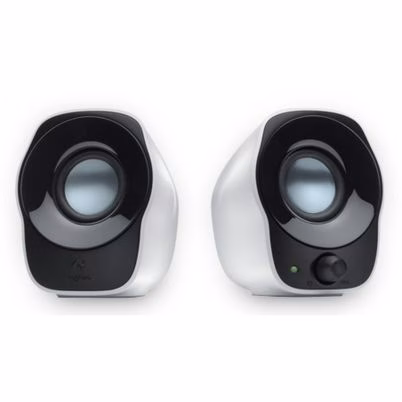 Bocinas Logitech Stereo Speakers Z120 1, 2 W 2.0 Canales Alámbrico Negro, Blanco