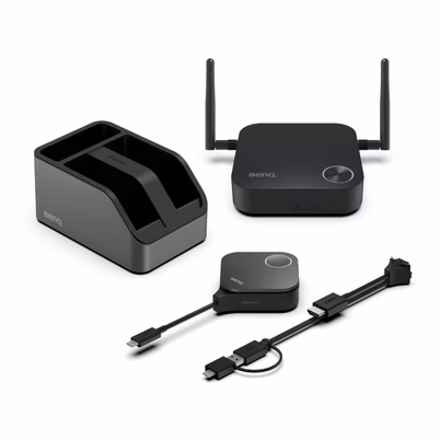 Sistema Para Presentaciones Insta Show Benq 9h.K0eby.E0a Conectividad Inalámbrica Incluye Un Host Receptor, Botón Transmisor, Contenedor Color Negro