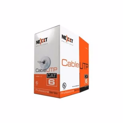 Bobina De Cable De Red Nexxt Solutions Ab356nxt02 Genero Macho / Macho Sin Conectores Categoría Cat6 U/Utp (Utp) Material Pvc Longitud Del Cable 305m Color Del Producto Azul