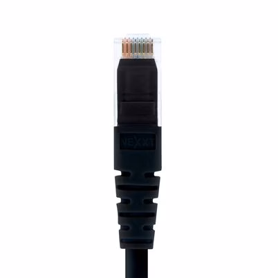 Cable De Red Nexxt Solutions Ab361nxt12 Genero Del Cable Macho / Macho Tipo De Conector Rj-45 / Rj-45 De Categoría Cat6 U/Utp (Utp) Longitud Del Cable 2.1m Color Del Producto Negro