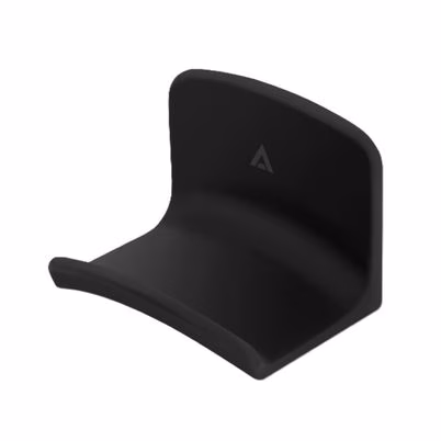 Base Para Audífonos Adhesivo Acteck Vault Bow Ac-936583 Capacidad De Carga Maxima 1kg Materiales Abs Color Negro
